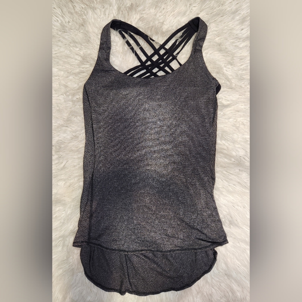 Women's Gray LululLemon Top